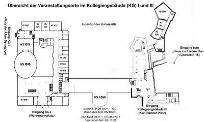 Lageplan KG I und III